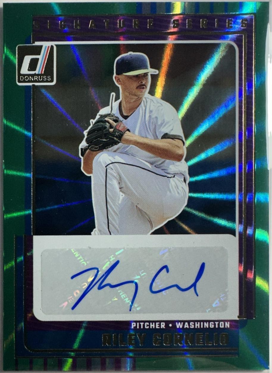 Riley Cornelio [Laser] #SG-RCM Prices | 2025 Panini Donruss Signature ...