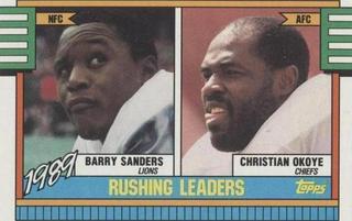 Barry Sanders, Christian Okoye
