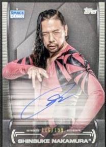 Shinsuke Nakamura #A-SN Wrestling Cards 2021 Topps WWE Undisputed Superstar Roster Autographs