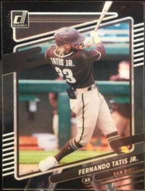 Fernando Tatis Jr. #7 Baseball Cards 2021 Panini Chronicles Clearly Donruss