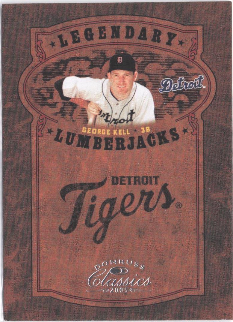 George Kell #LP-18 2005 Donruss Classics Baseball Legendary Lumberjacks