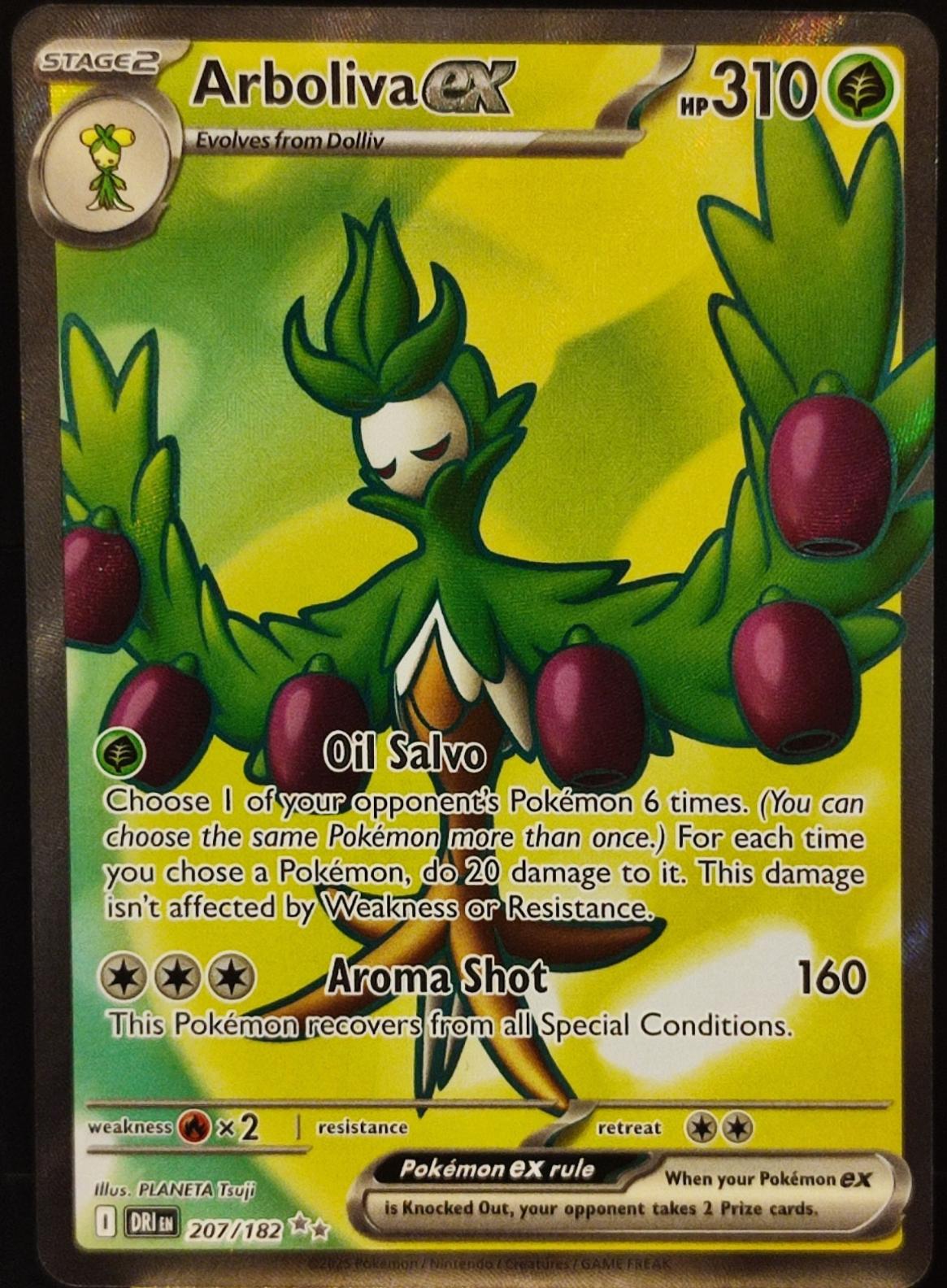 Arboliva ex #207 Pokemon Destined Rivals
