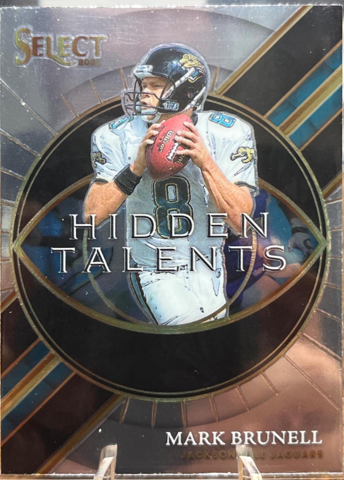 Mark Brunell #HT-14 Football Cards 2021 Panini Select Hidden Talents