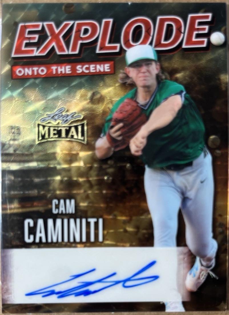 Cam Caminiti [Super Prismatic Gold] #EA-CC1