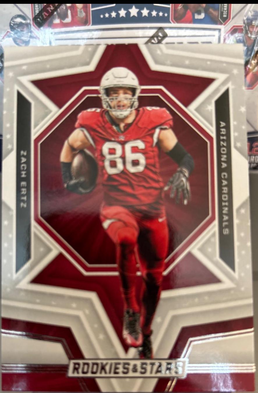 Zach Ertz #3 Football Cards 2023 Panini Rookies & Stars