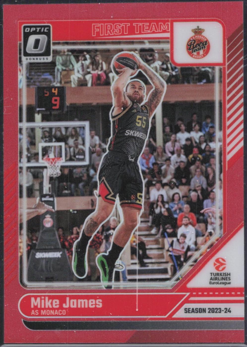 Mike James #98 2024 Panini Donruss Euroleague Basketball