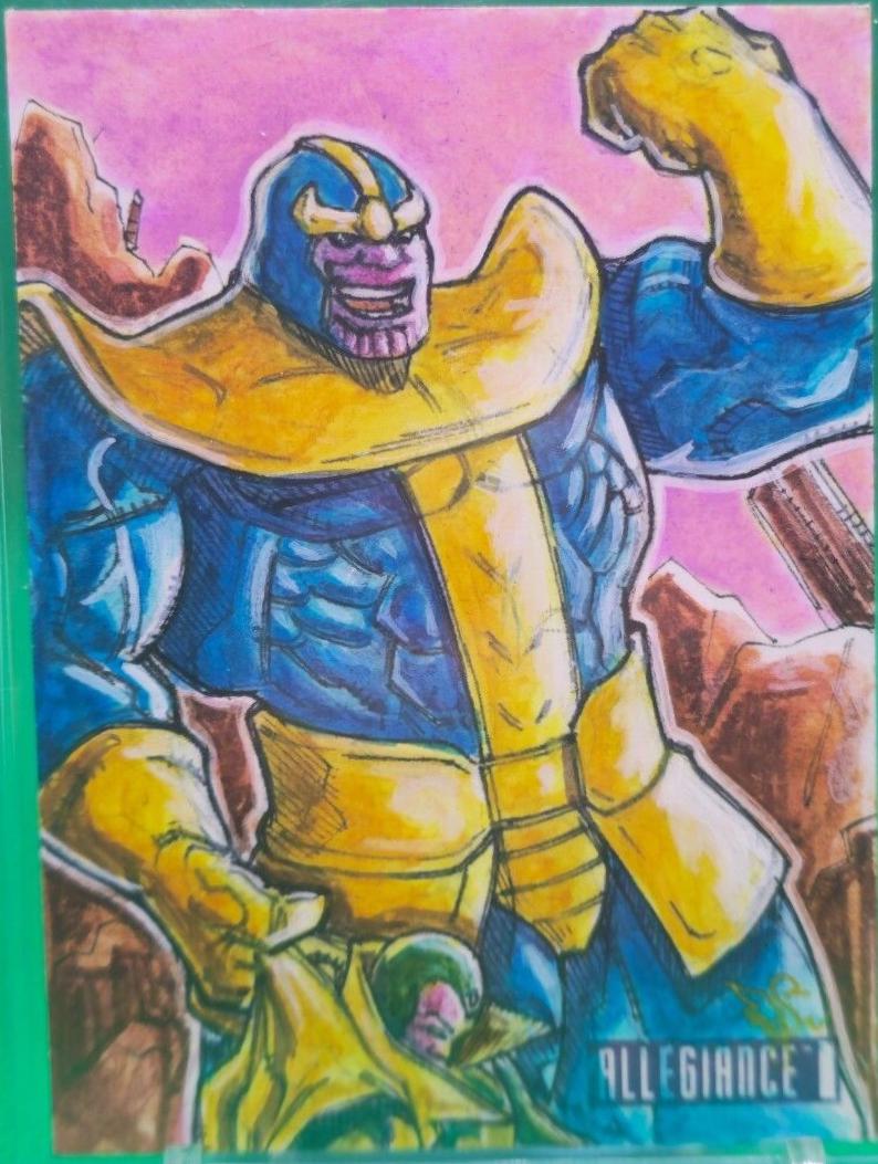 Thanos #1 Marvel 2023 Upper Deck Allegiance Infinity Trilogy