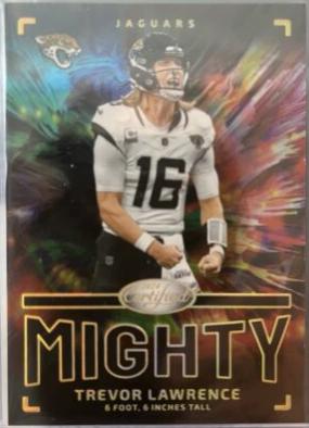 Trevor Lawrence #TM-TL Football Cards 2024 Panini Certified The Mighty
