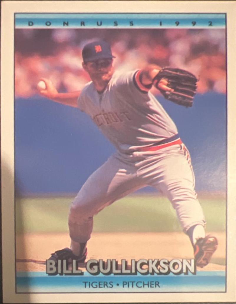 Bill Gullickson #131 Baseball Cards 1992 Donruss