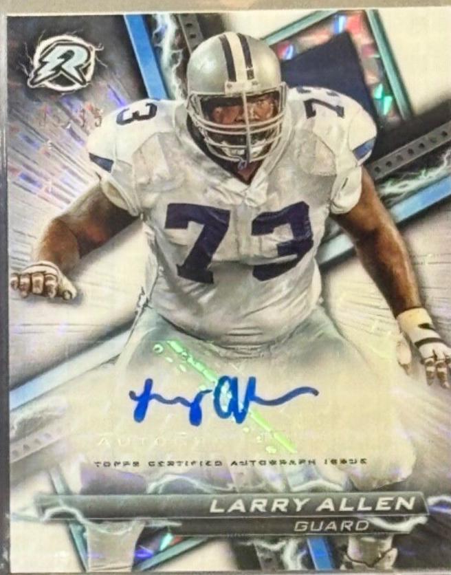 Larry Allen [White Geometric] #RA-LA