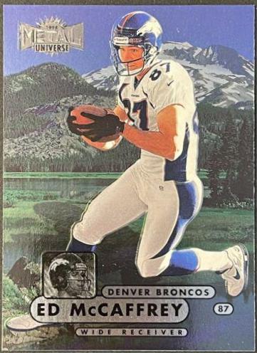 Ed McCaffrey #3 Football Cards 1998 Metal Universe