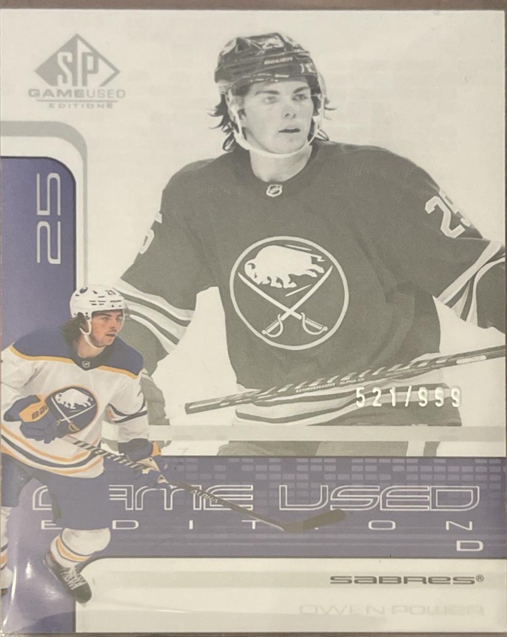 Owen Power #R-22 2022-23 SP Game Used Hockey 2001-02 Retro - Rookies