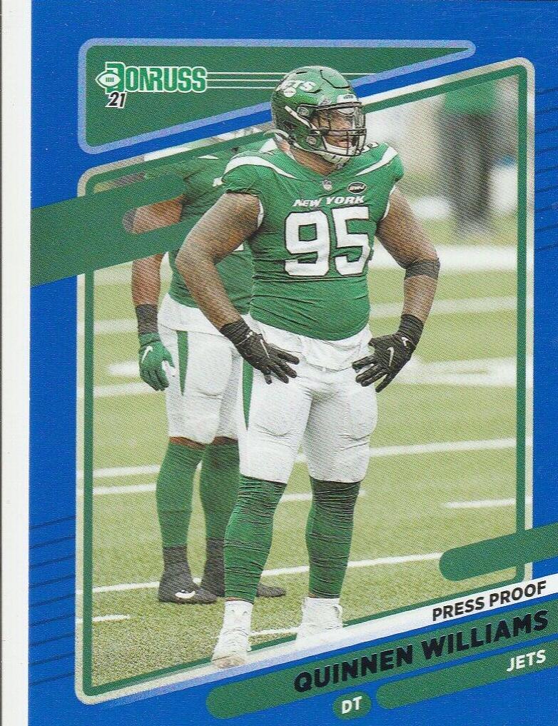 Quinnen Williams #41 2021 Panini Donruss Football