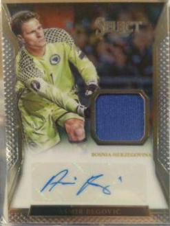 Asmir Begovic #JA-AB Soccer Cards 2016 Panini Select Jersey Autographs