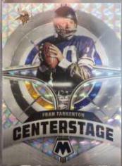 Fran Tarkenton #CS-16 Football Cards 2022 Panini Mosaic Center Stage