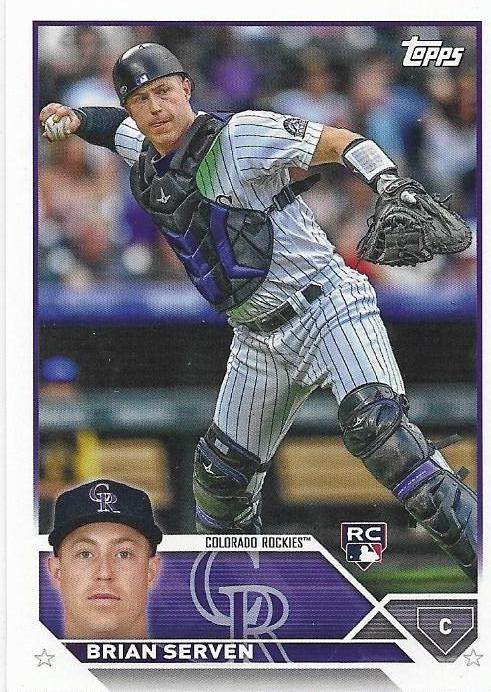 Brian Serven #COL-9 Baseball Cards 2023 Topps Team Set