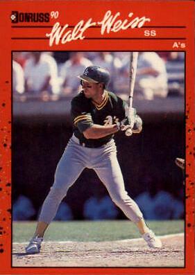 Walt Weiss #67 Baseball Cards 1990 Donruss