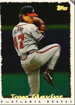 Tom Glavine #101 Baseball Cards 1995 Topps Cyberstats