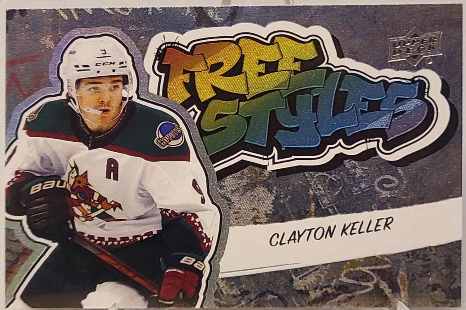 Clayton Keller #FS-17 Hockey Cards 2022 Upper Deck Freestyles