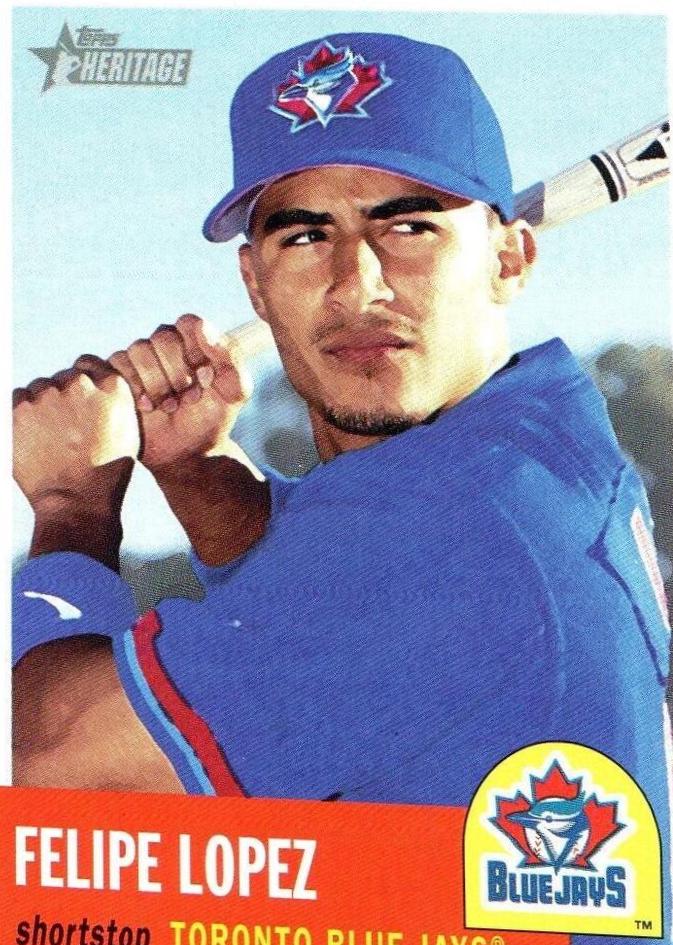 Felipe Lopez #57 Baseball Cards 2002 Topps Heritage