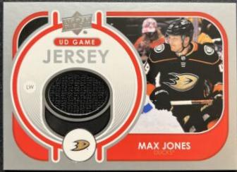 Max Jones #GJ-MJ Hockey Cards 2021 Upper Deck Game Jersey