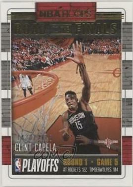Clint Capela #38 Basketball Cards 2018 Panini Hoops Road to the Finals