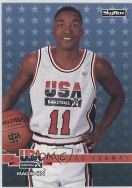 Isiah Thomas #48 Basketball Cards 1994 Skybox USA Basketball