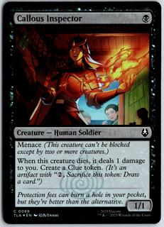 Callous Inspector