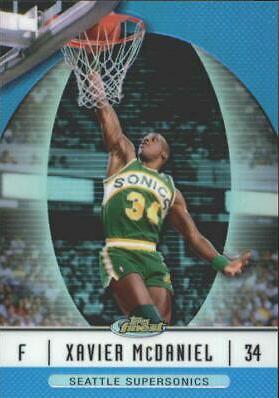Xavier McDaniel #49 Basketball Cards 2006 Finest