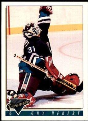 Guy Hebert #519 Hockey Cards 1993 Topps Premier