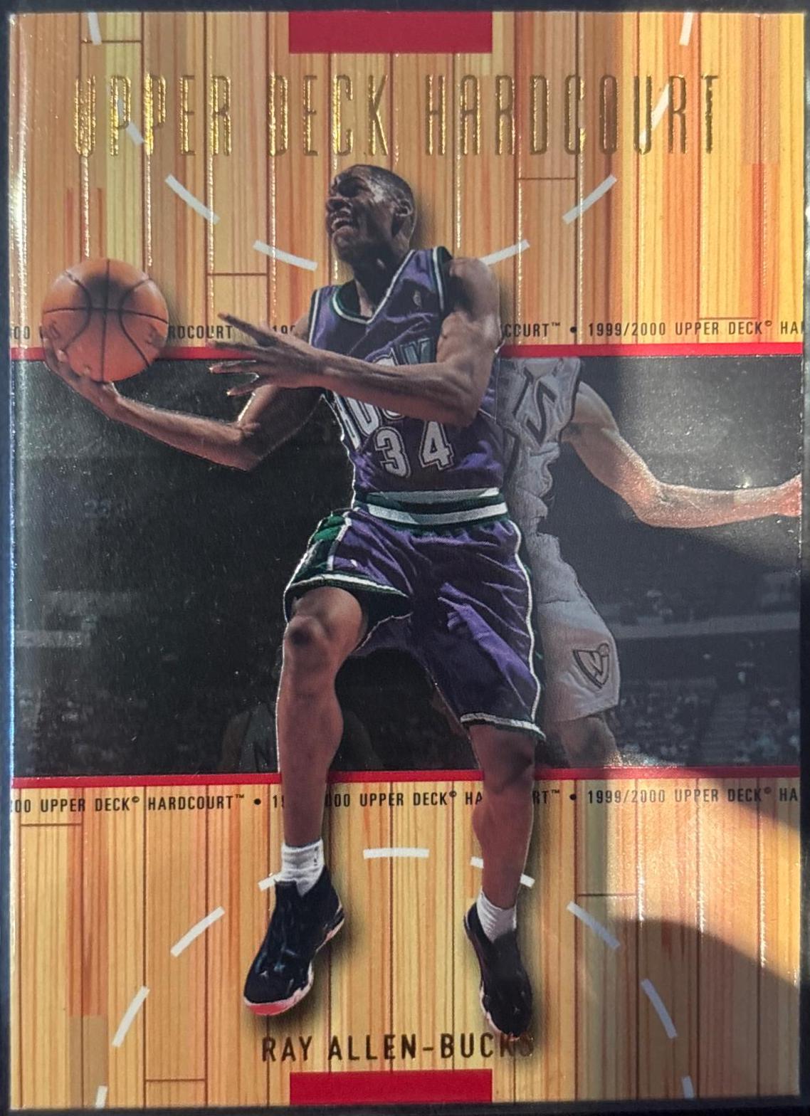 Ray Allen #30 Basketball Cards 1999 Upper Deck Hardcourt