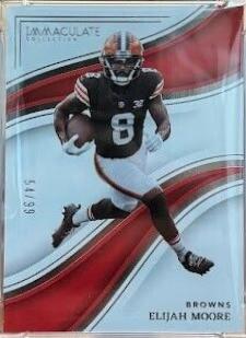 Elijah Moore #8 Football Cards 2023 Panini Immaculate