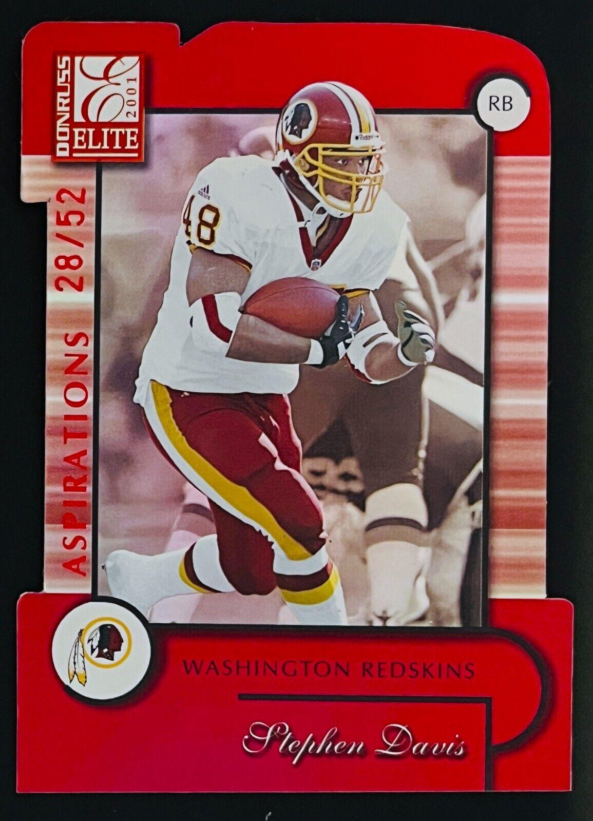 Stephen Davis #100 2001 Panini Donruss Elite Football