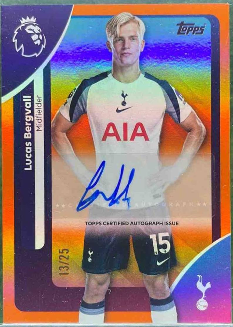 Lucas Bergvall [Orange Sparkle] #AC-LB Prices | 2025 Topps Premier