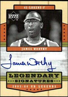 James Worthy Legendary Signatures