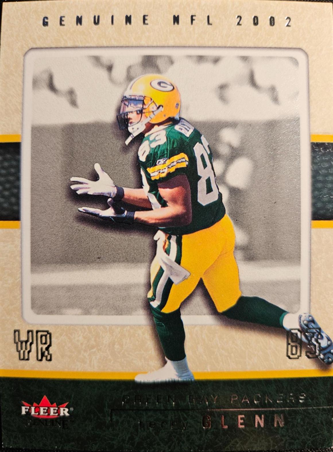Terry Glenn #125 Football Cards 2002 Fleer Genuine