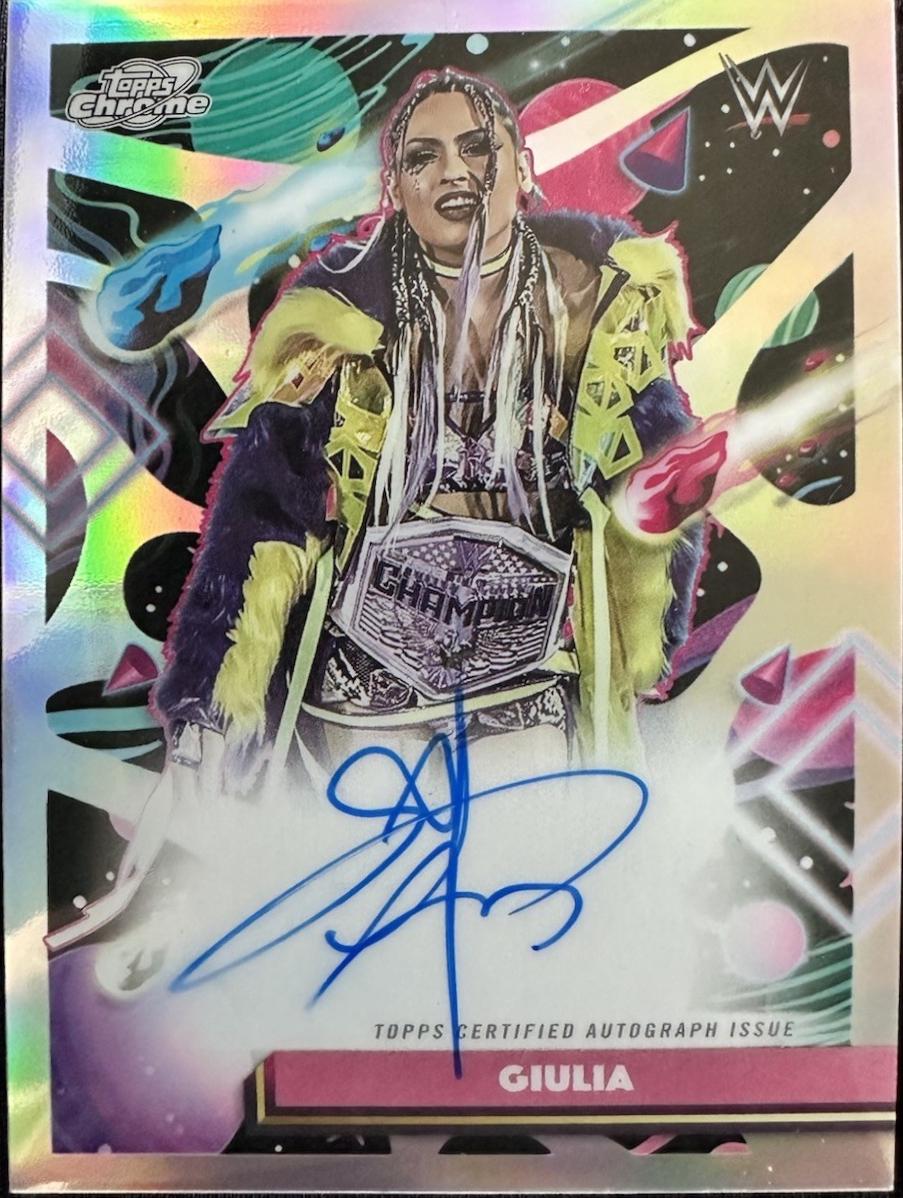 Giulia #CCA-GIU Prices | 2026 Topps Cosmic Chrome WWE Autograph 