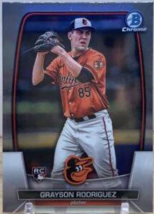 Grayson Rodriguez #22 Baseball Cards 2023 Bowman Chrome