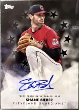 Shane Bieber [Black] #BSA2-SB