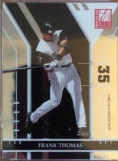 Frank Thomas #18 Baseball Cards 2004 Donruss Elite
