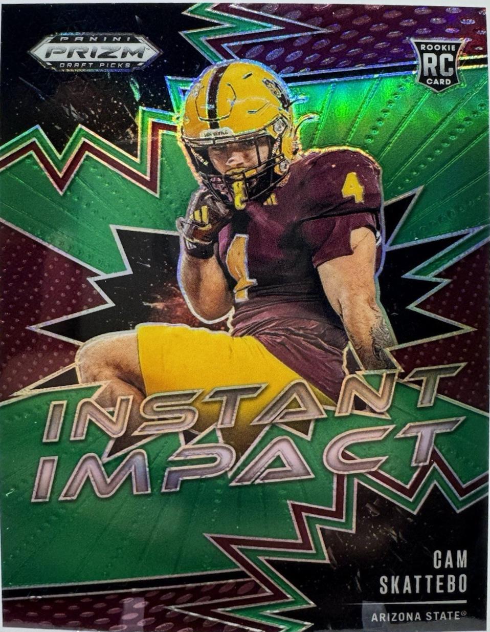 2025 Cam Skattebo [Green] #3