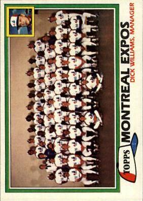 Expos Team #680 Baseball Cards 1981 Topps