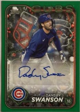 Dansby Swanson [Green Glitter] #HAC-DSW