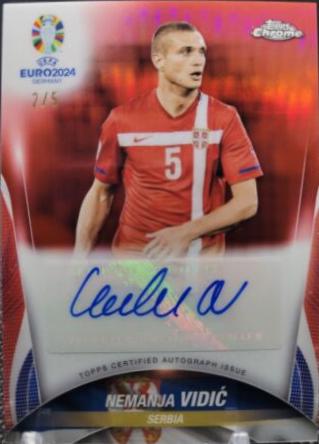 Nemanja Vidic [Red Refractor] #CA-NV