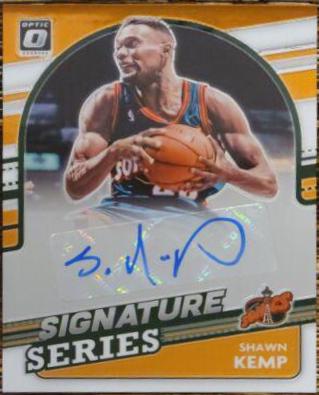 Shawn Kemp #SS-SKP Basketball Cards 2021 Panini Donruss Optic Signature Series