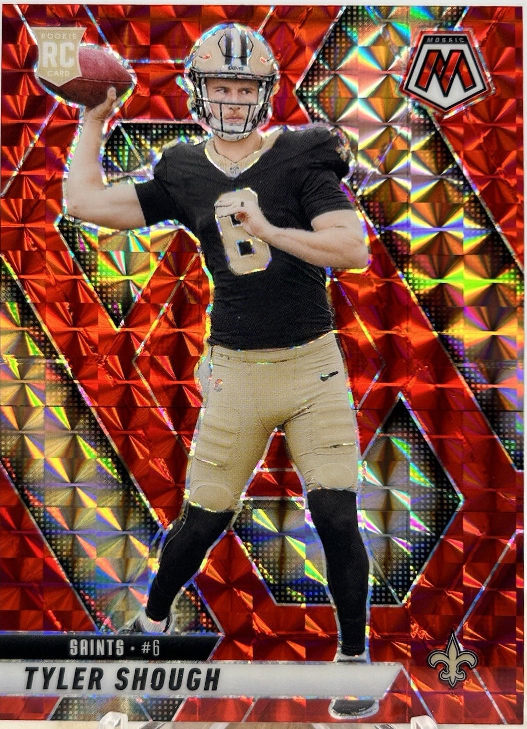 Tyler Shough [Mosaic Red] #312 Prices | 2025 Panini Mosaic
