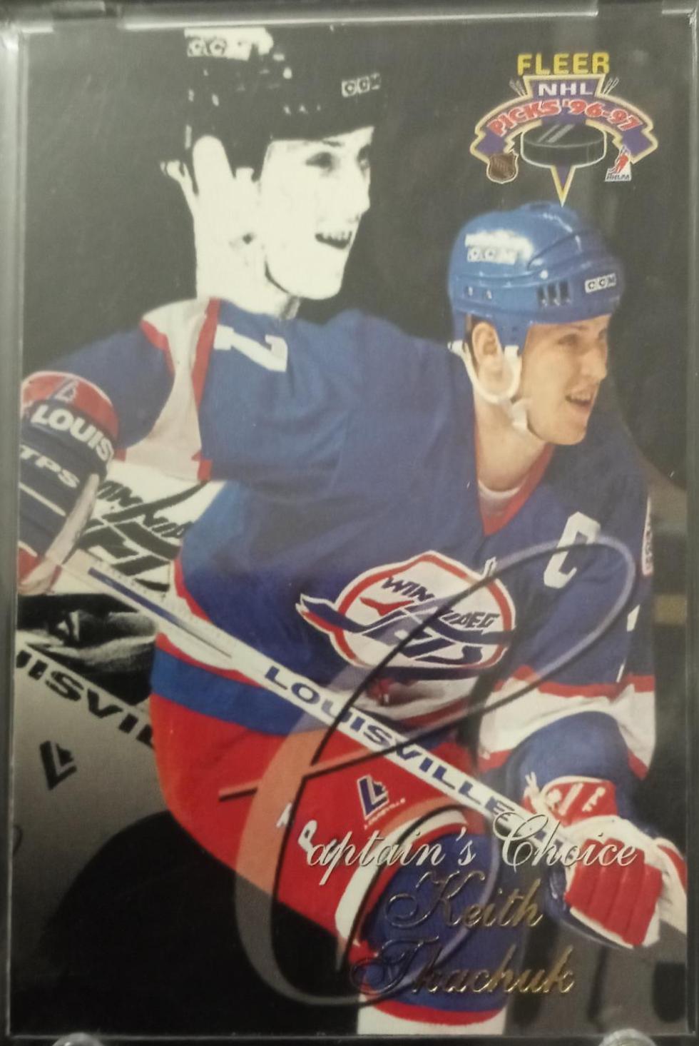 Keith Tkachuk #7 Hockey Cards 1996 Fleer NHL Picks Captain's Choice