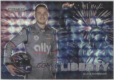Alex Bowman #L12 Racing Cards 2021 Panini Prizm Liberty