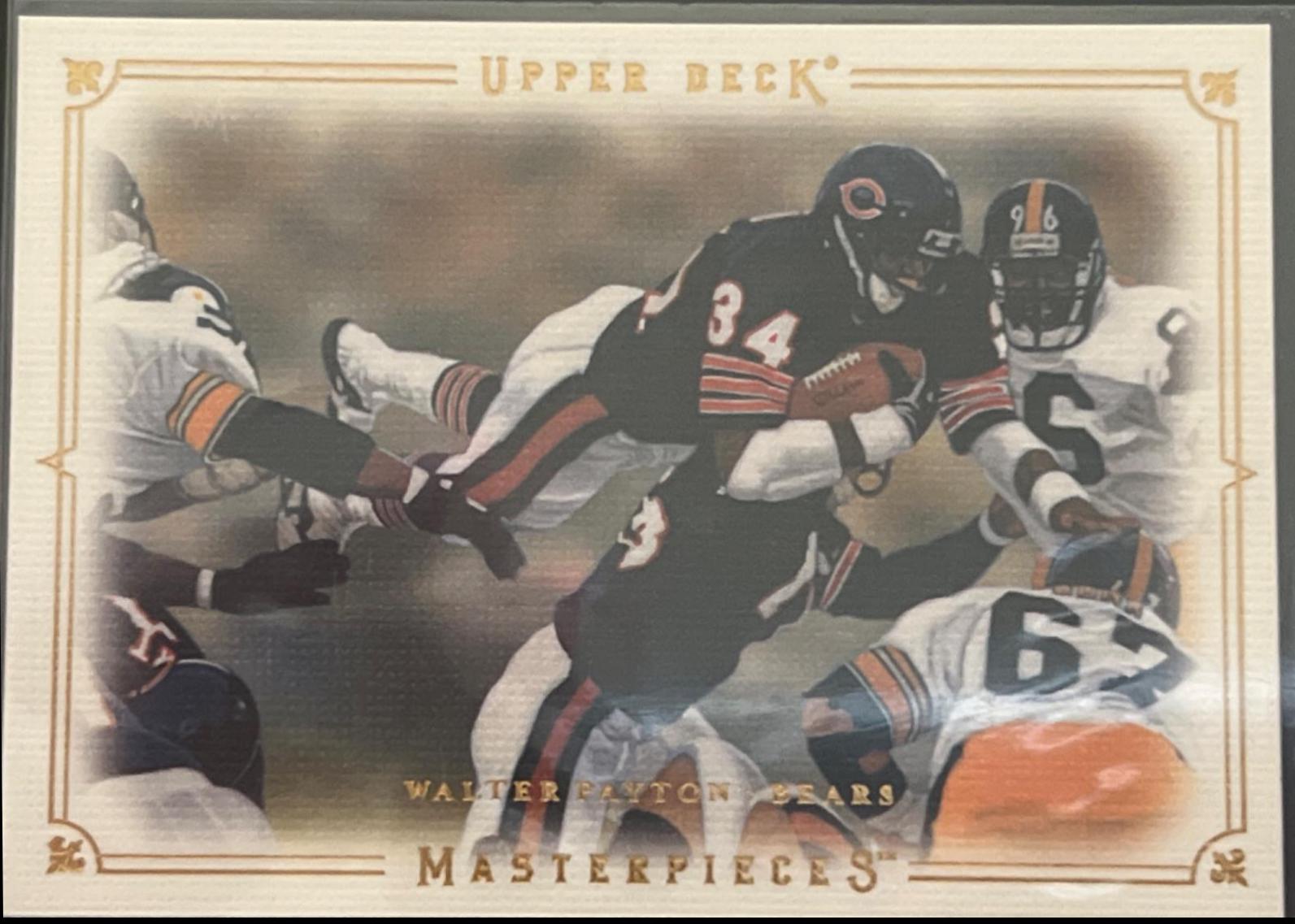 Walter Payton-34 #MPP7 Football Cards 2008 Upper Deck Masterpieces Preview
