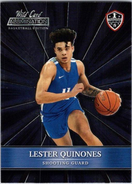 Lester Quinones #58 2021 Wild Card Alumination Basketball